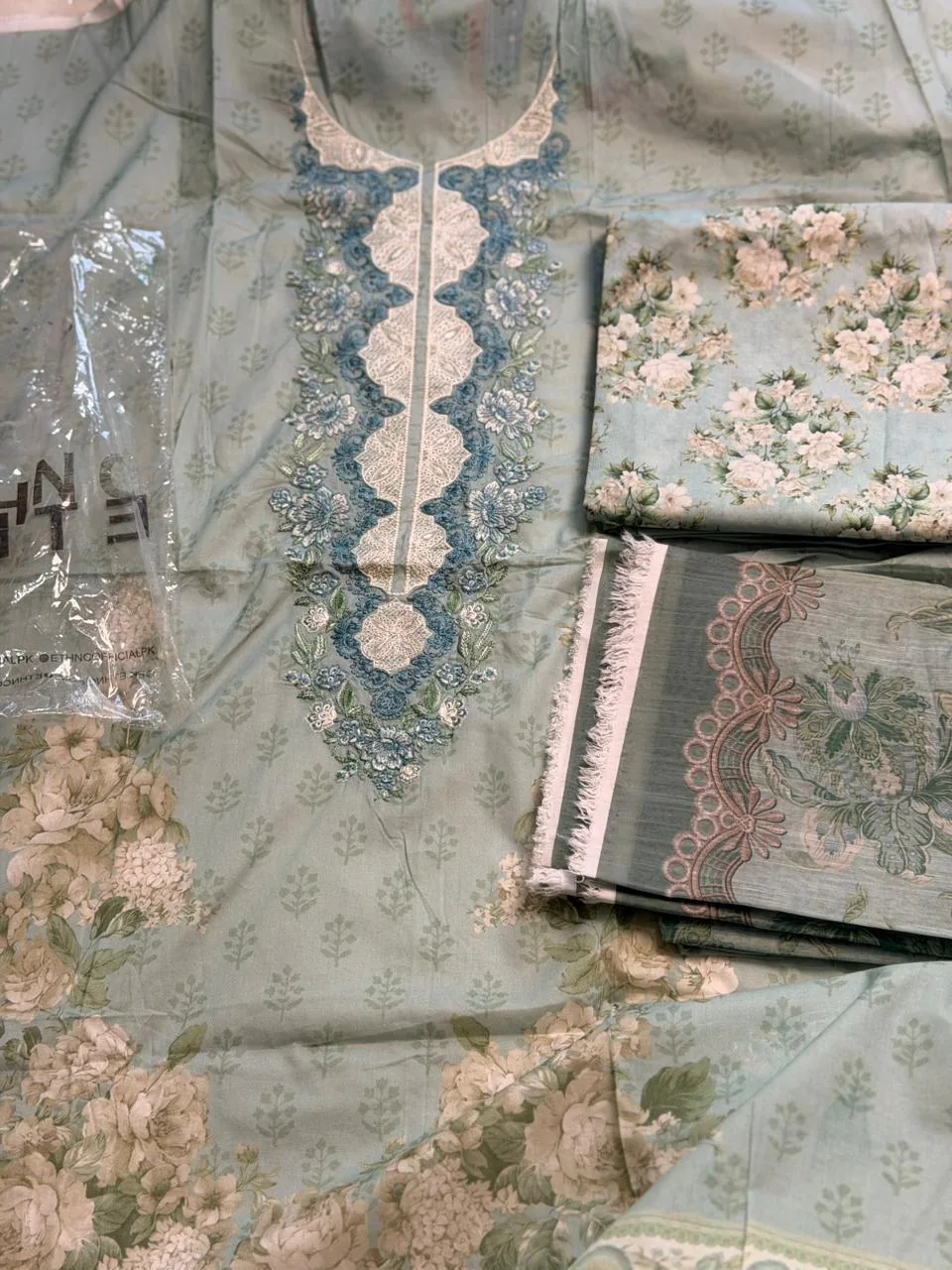 Ethnic 3PC Suit – Soft & Stylish